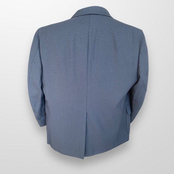 Vintage Warren Sewell Blazer Mens 46 Navy Blue Gold Buttons Suit Jacket - Picture 4 of 11